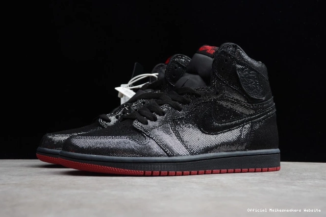 Official Maikesneakers OG Red 1 Air DC7071-001 Jordan High Retro Black Gym 0713
